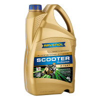 Моторное масло для 2T скутеров RAVENOL Scooter 2-Takt Fullsynth