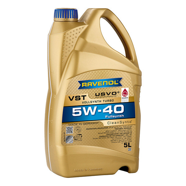 Моторное масло RAVENOL VST 5W-40 5 литров