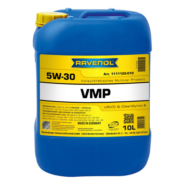 Моторное масло RAVENOL VMP 5W-30 10 литров