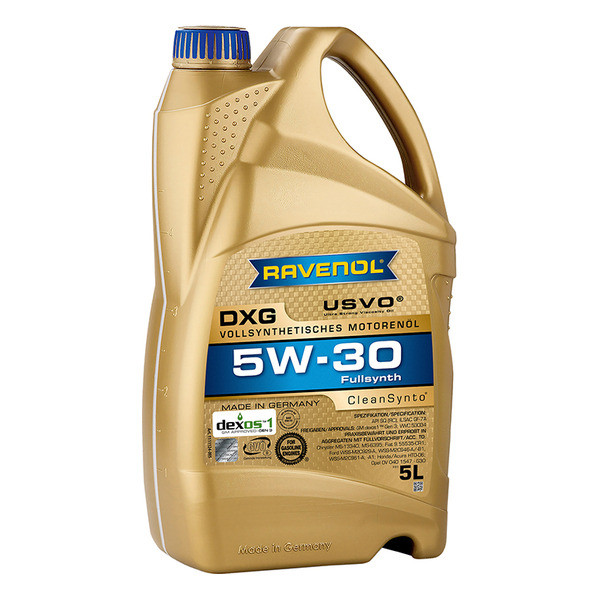Моторное масло RAVENOL DXG 5W-30 5 литров