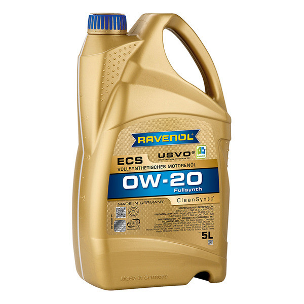 Моторное масло RAVENOL ECS EcoSynth 0W-20 5 литров