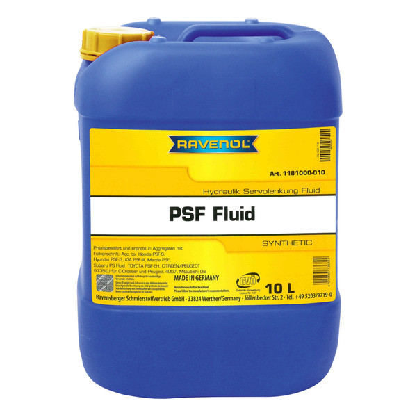 Жидкость гидроусилителя RAVENOL Hydraulik PSF 10 литров