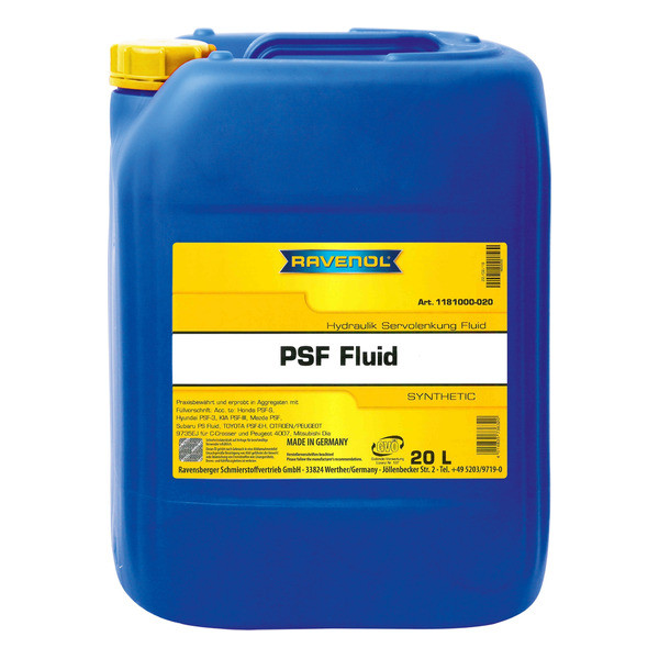 Жидкость гидроусилителя RAVENOL Hydraulik PSF 20 литров