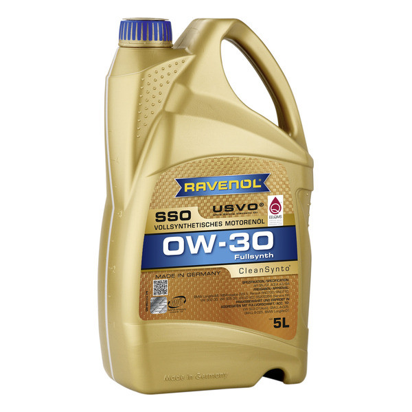 Моторное масло RAVENOL SSO 0W-30 5 литров