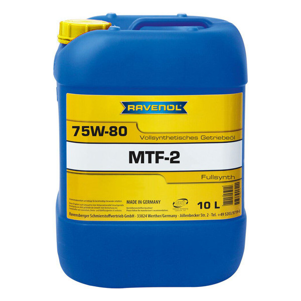 Трансмиссионное масло RAVENOL MTF-2 75W-80 10 литров