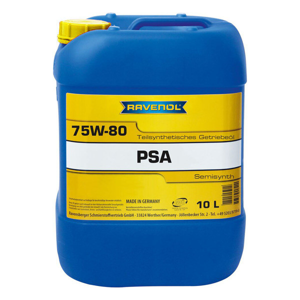 Трансмиссионное масло RAVENOL PSA 75W-80 10 литров