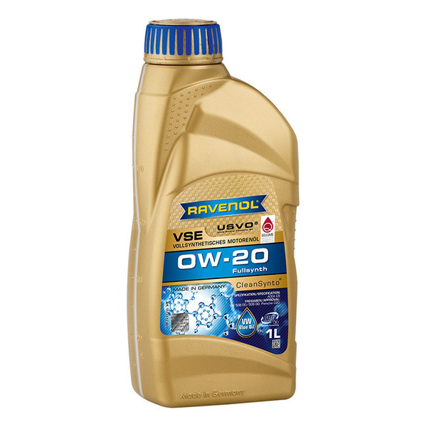 Моторное масло RAVENOL VSE 0W-20 1 литр