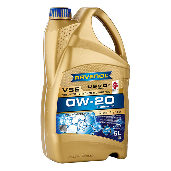 Моторное масло RAVENOL VSE 0W-20 5 литров