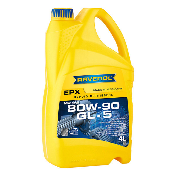 Трансмиссионное масло RAVENOL EPX 80W-90 4 литра