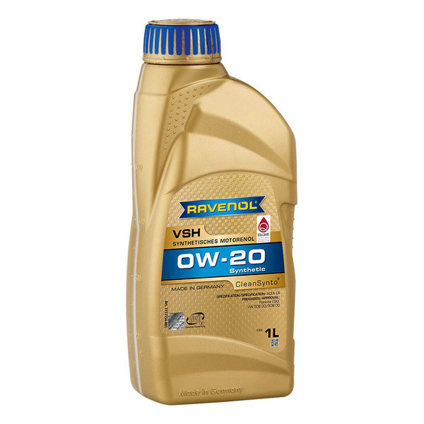 Моторное масло RAVENOL VSH 0W-20 1 литр