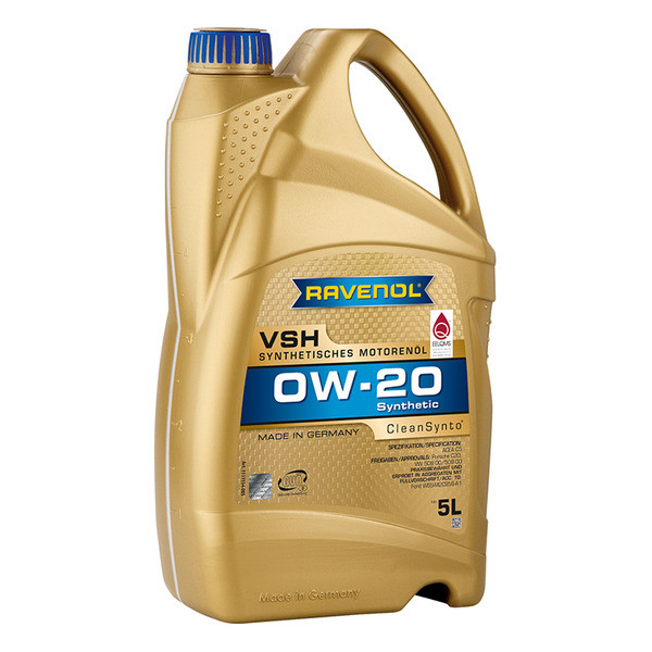 Моторное масло RAVENOL VSH 0W-20 5 литров