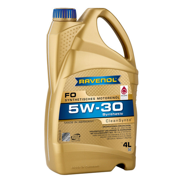 Моторное масло RAVENOL FO 5W-30 4 литра