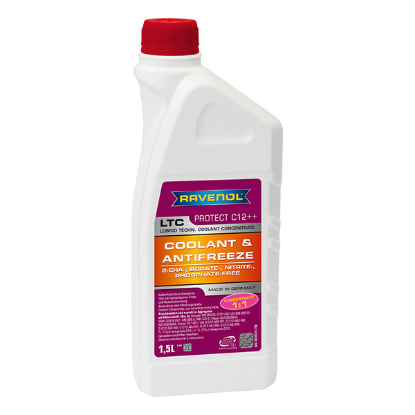 Антифриз RAVENOL LTC Protect C12++ Concentrate (концентрат) 1,5 литра