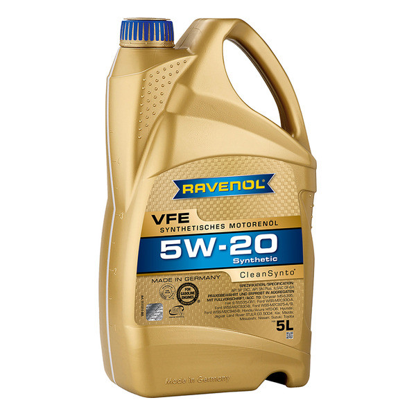 Моторное масло RAVENOL VFE 5W-20 5 литров
