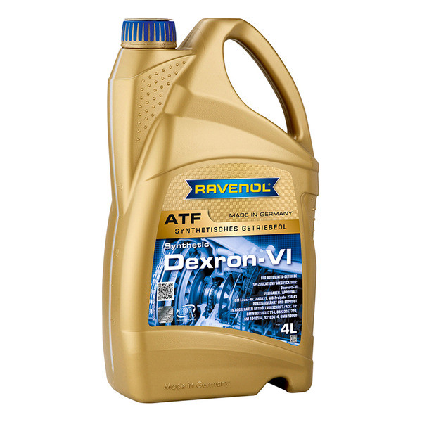 Масло АКПП RAVENOL ATF Dexron VI 4 литра