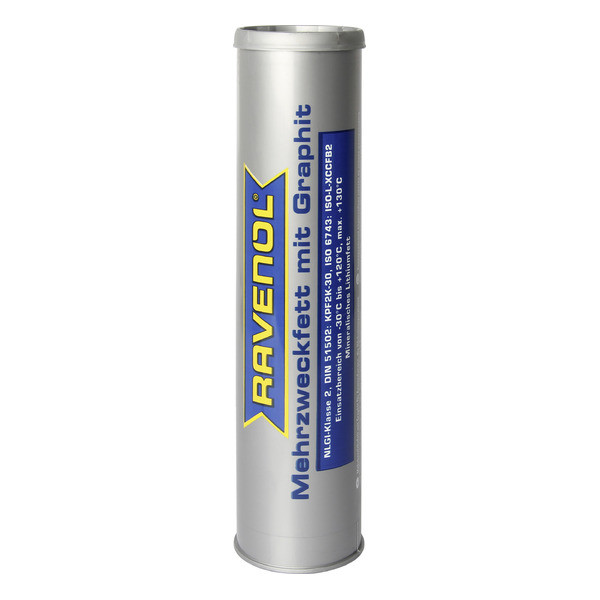 Пластичная смазка с графитом RAVENOL Mehrzweckfett m. Graphit 400 г