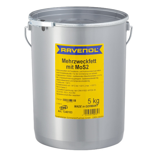 Пластичная смазка RAVENOL Mehrzweckfett m.MOS 2 5 кг