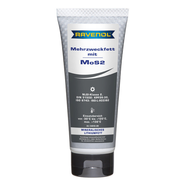 Пластичная смазка RAVENOL Mehrzweckfett m.MOS 2 200 г