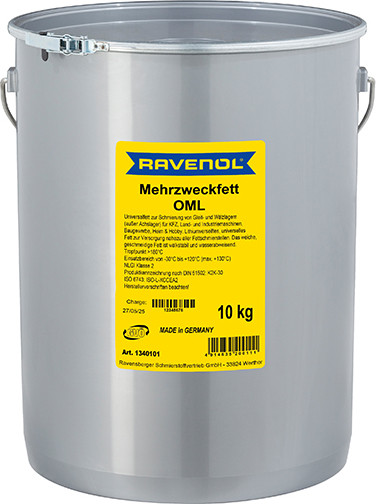 Пластичная смазка RAVENOL Mehrzweckfett OML 10 кг