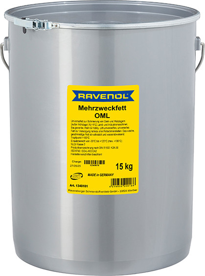 Пластичная смазка RAVENOL Mehrzweckfett OML 15 кг