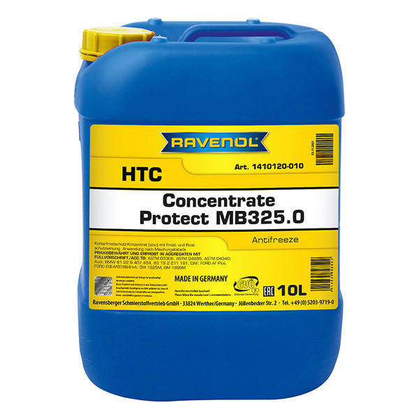 Антифриз RAVENOL HTC Protect MB 325.0 Concentrate (концентрат) 10 литров