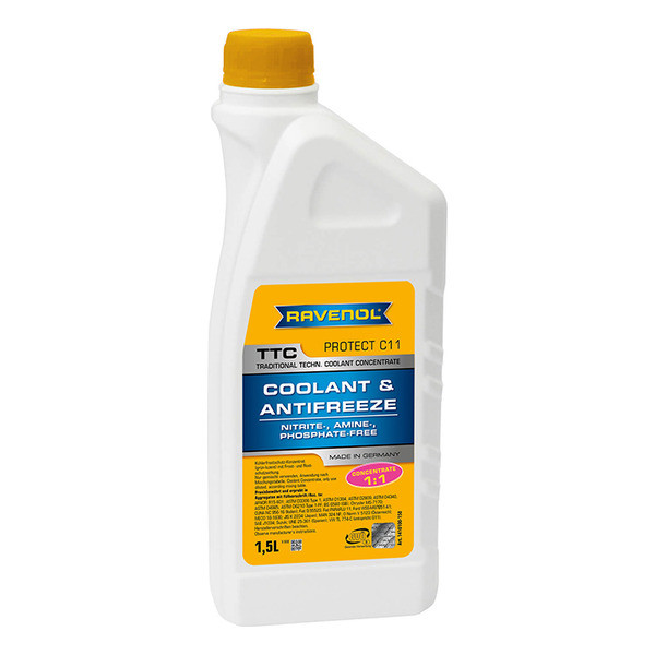 Антифриз RAVENOL TTC Protect C11 Concentrate (концентрат) 1,5 литра