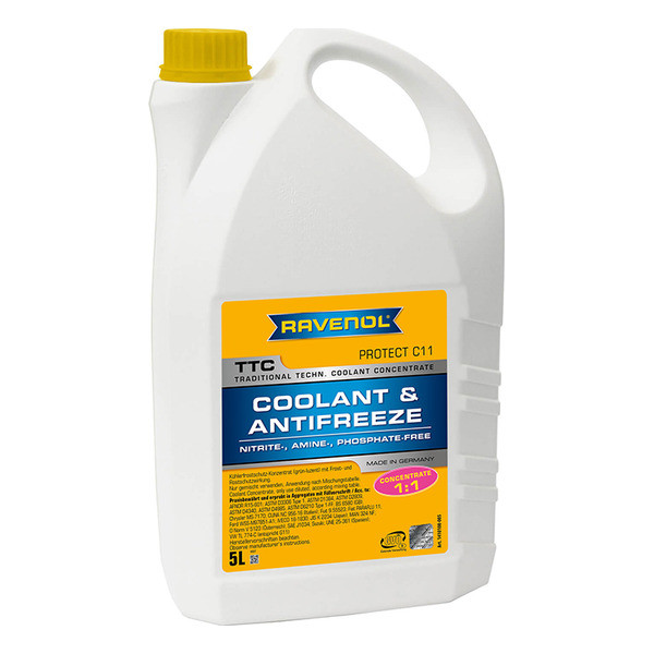 Антифриз RAVENOL TTC Protect C11 Concentrate (концентрат) 5 литров