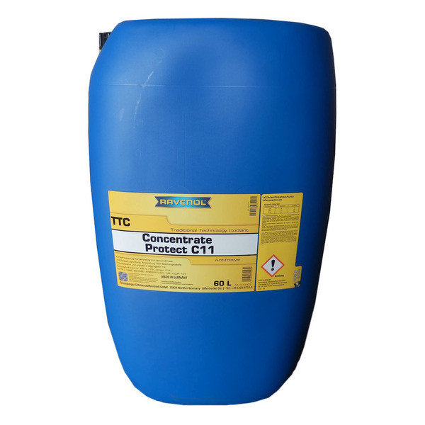 Антифриз RAVENOL TTC Protect C11 Concentrate (концентрат) 60 литров, пластик